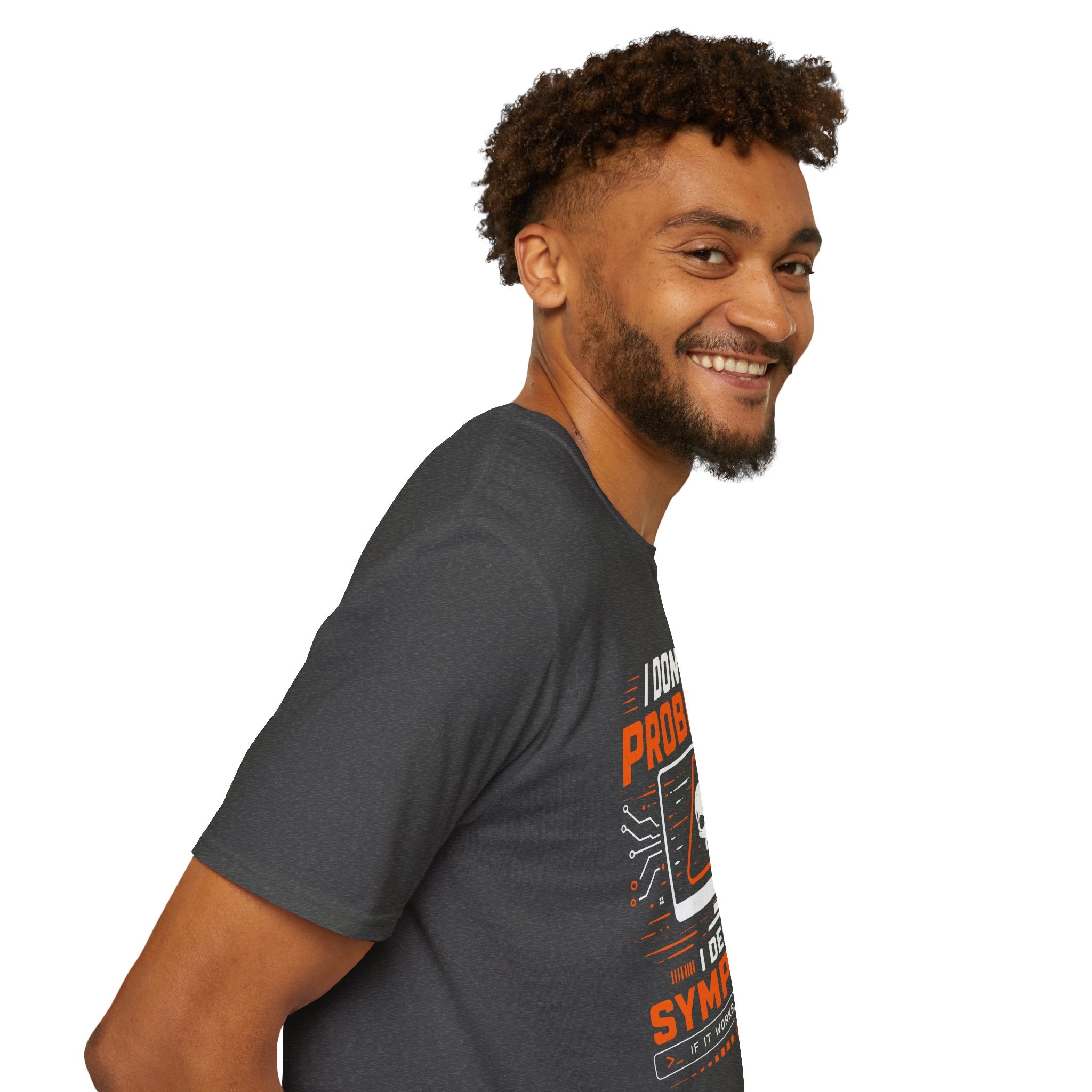 Problems Are The Symptoms T‑Shirt — Funny Diagnostic Graphic Tee