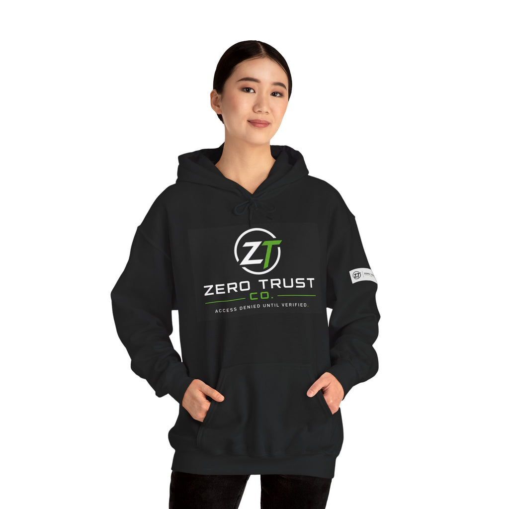 Zero Trust Co. Hoodie — Cybersecurity Logo Pullover