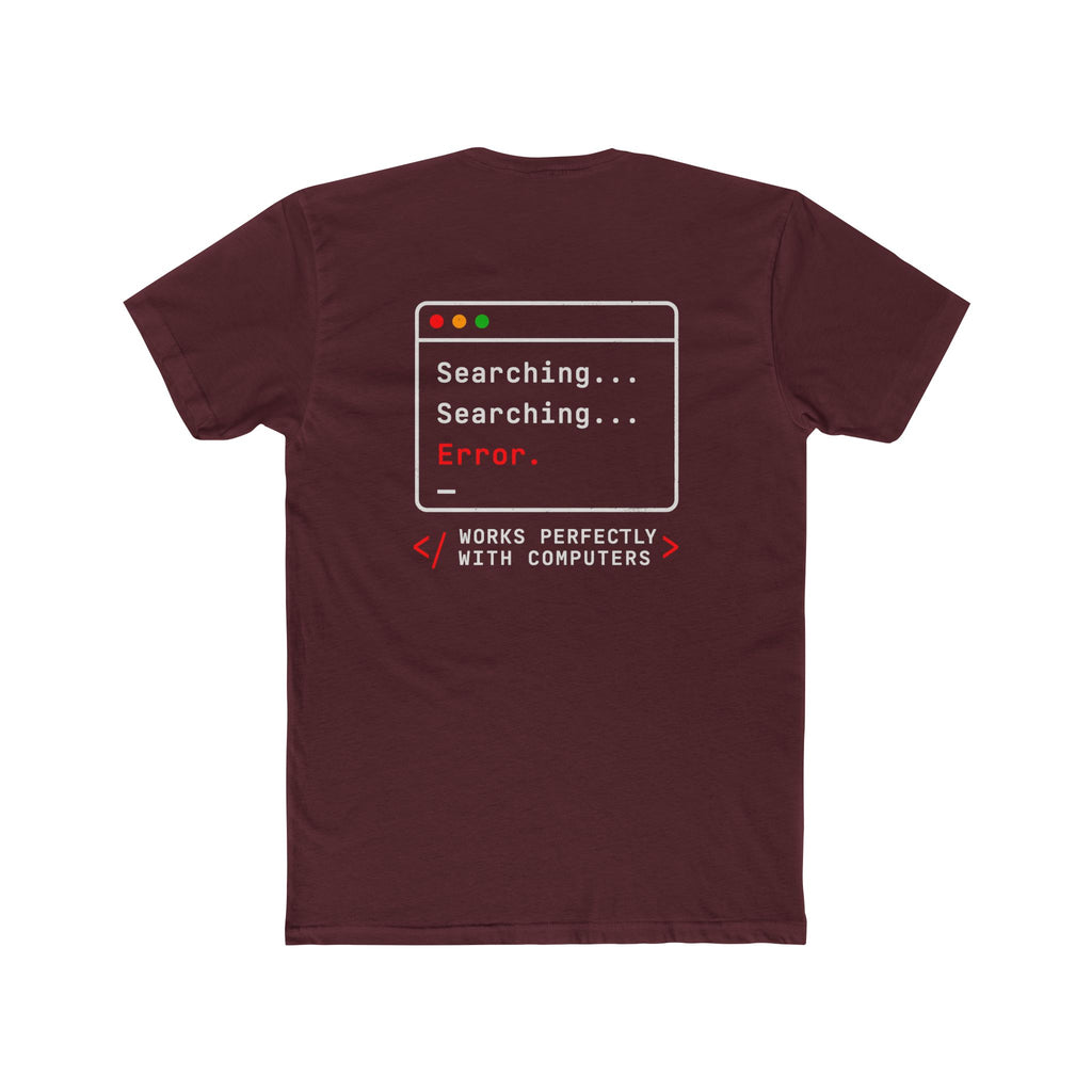 Social Skills Not Found T-Shirt — Funny Geeky Error Message Tee