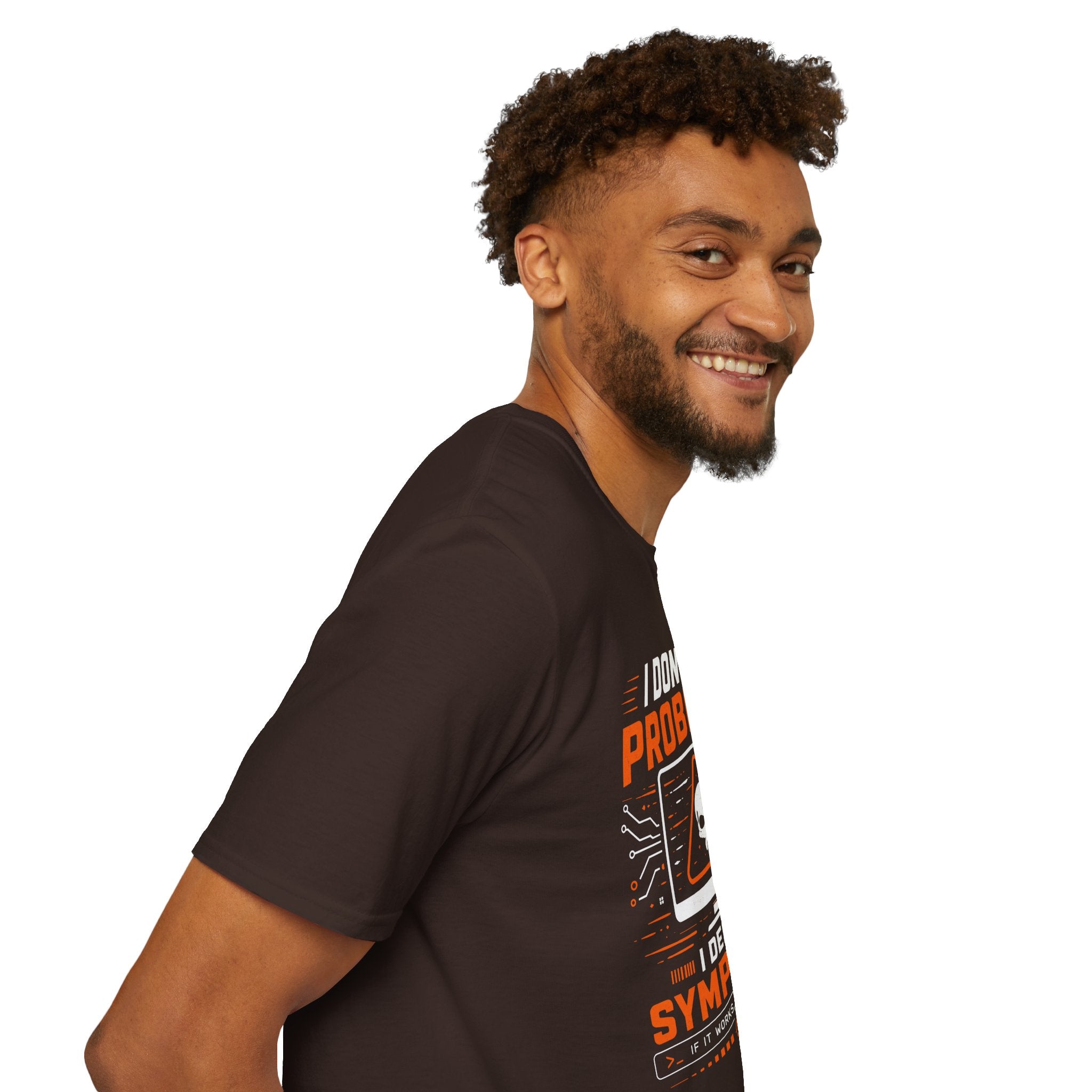 Problems Are The Symptoms T‑Shirt — Funny Diagnostic Graphic Tee