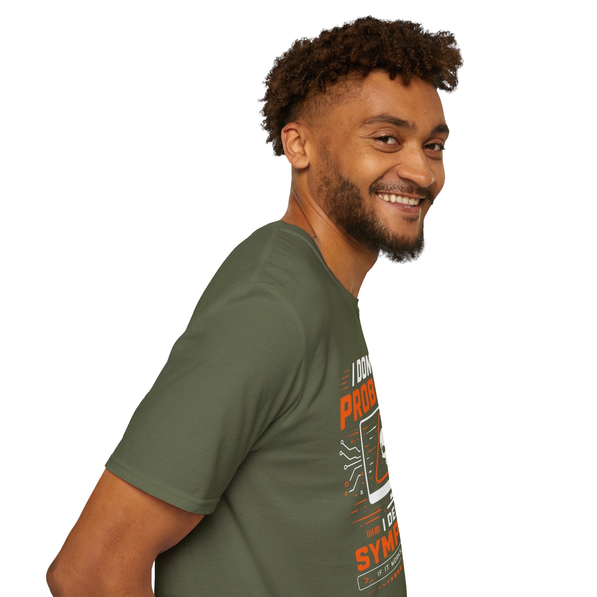 Problems Are The Symptoms T‑Shirt — Funny Diagnostic Graphic Tee