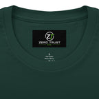 Cybersecurity Network Diagram Tee — "Trust Nothing. Verify Everything."