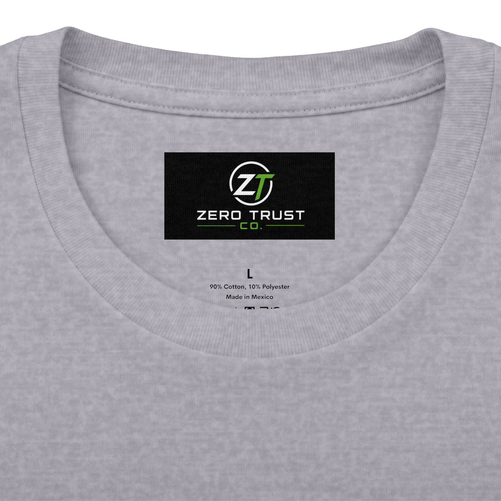 Cybersecurity Network Diagram Tee — "Trust Nothing. Verify Everything."