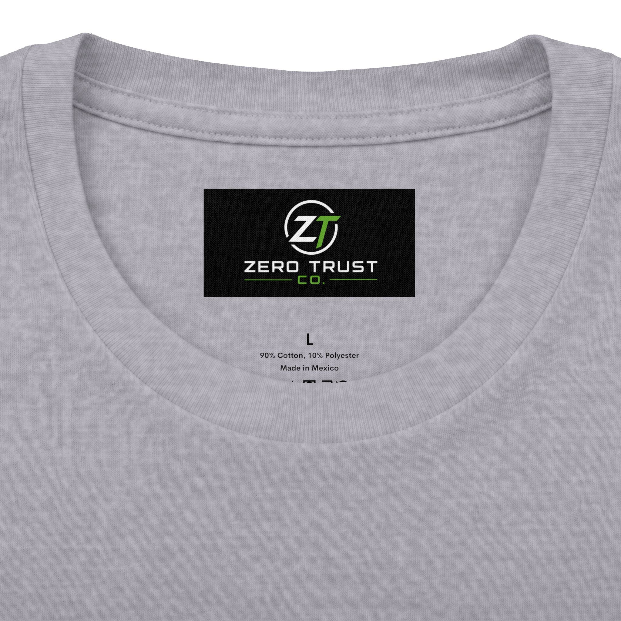 Cybersecurity Network Diagram Tee — "Trust Nothing. Verify Everything."
