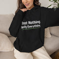 Trust Nothing. Verify Everything. Hoodie — Skepticism Graphic Hooded Sweatshirt