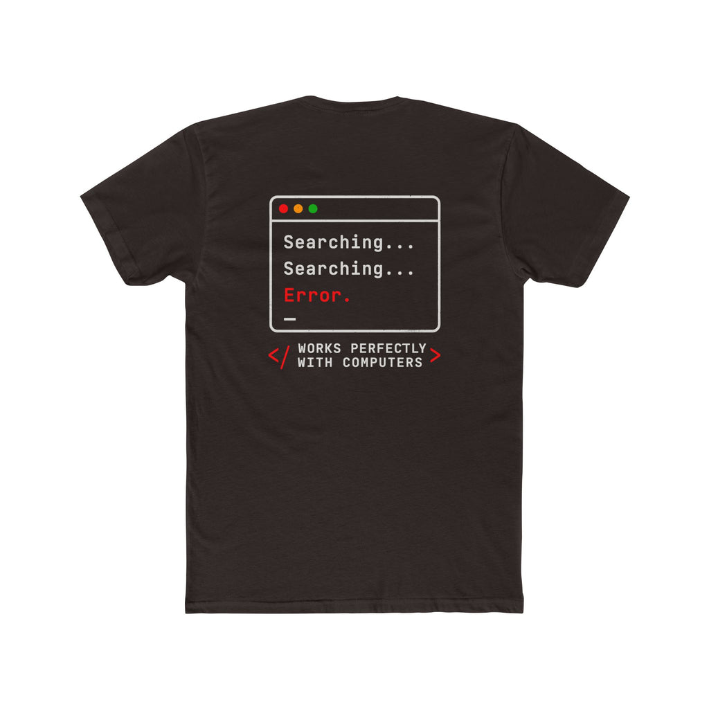 Social Skills Not Found T-Shirt — Funny Geeky Error Message Tee