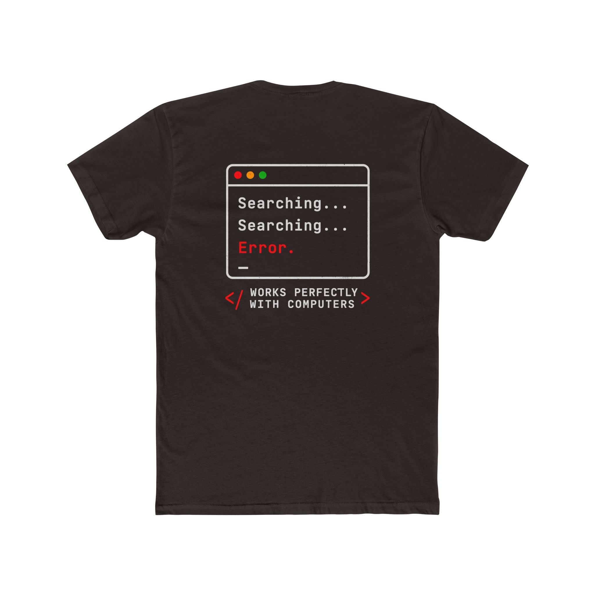 Social Skills Not Found T-Shirt — Funny Geeky Error Message Tee
