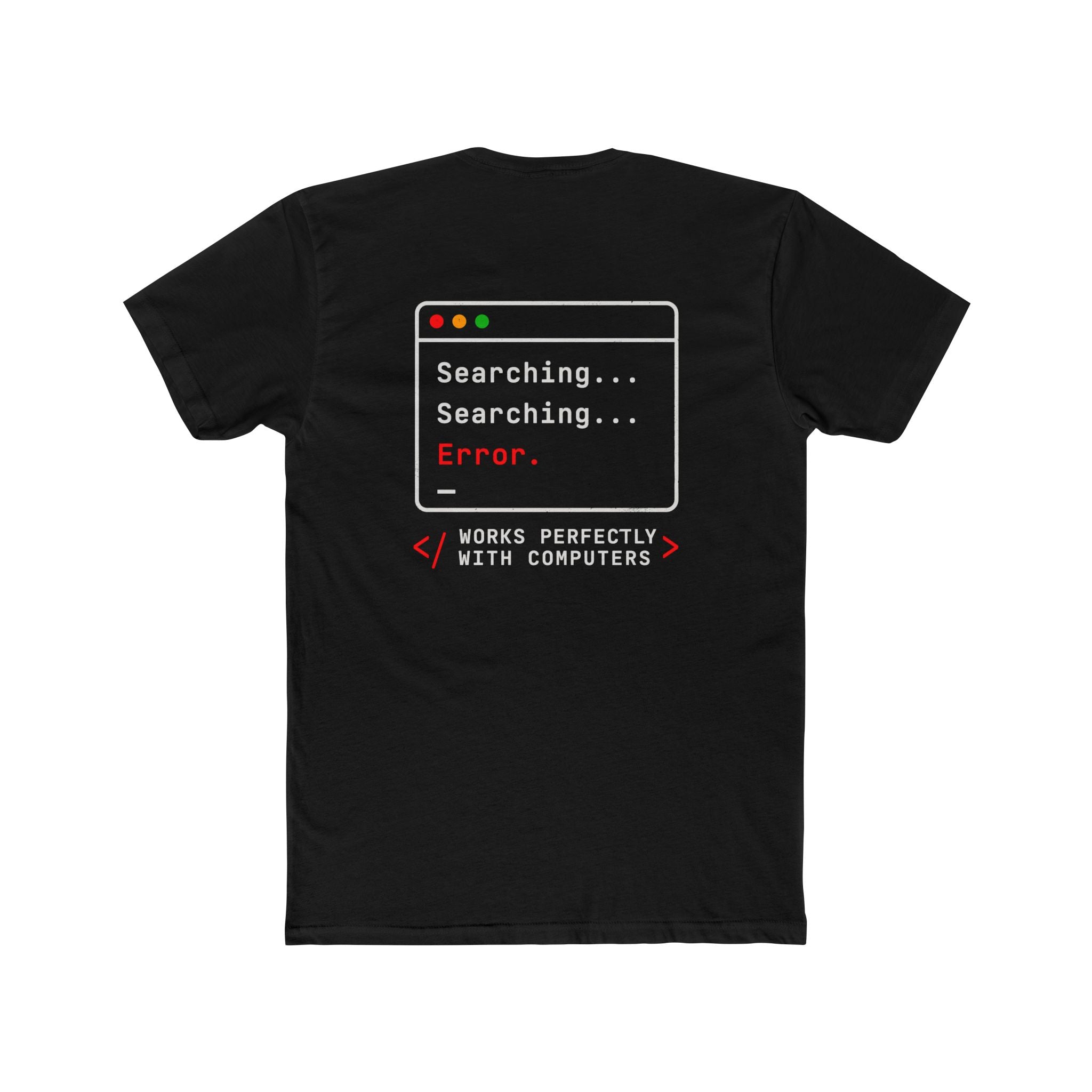 Social Skills Not Found T-Shirt — Funny Geeky Error Message Tee