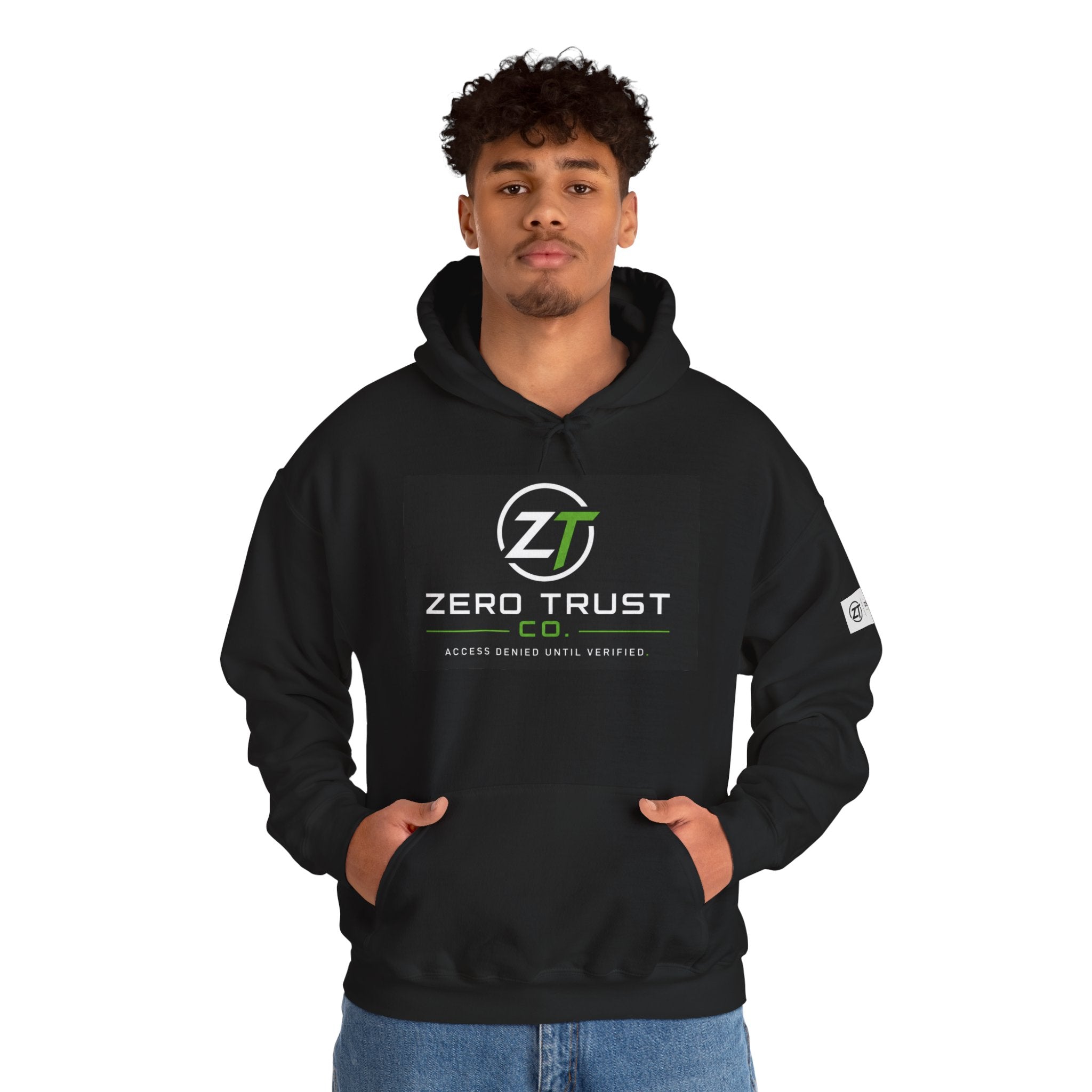 Zero Trust Co. Hoodie — Cybersecurity Logo Pullover