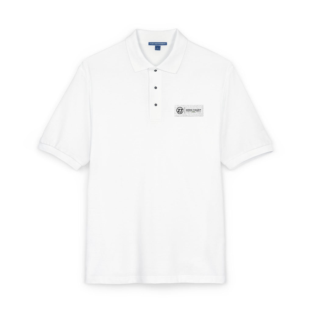 Embroidered Polo Shirt — Classic Chest Logo Workwear