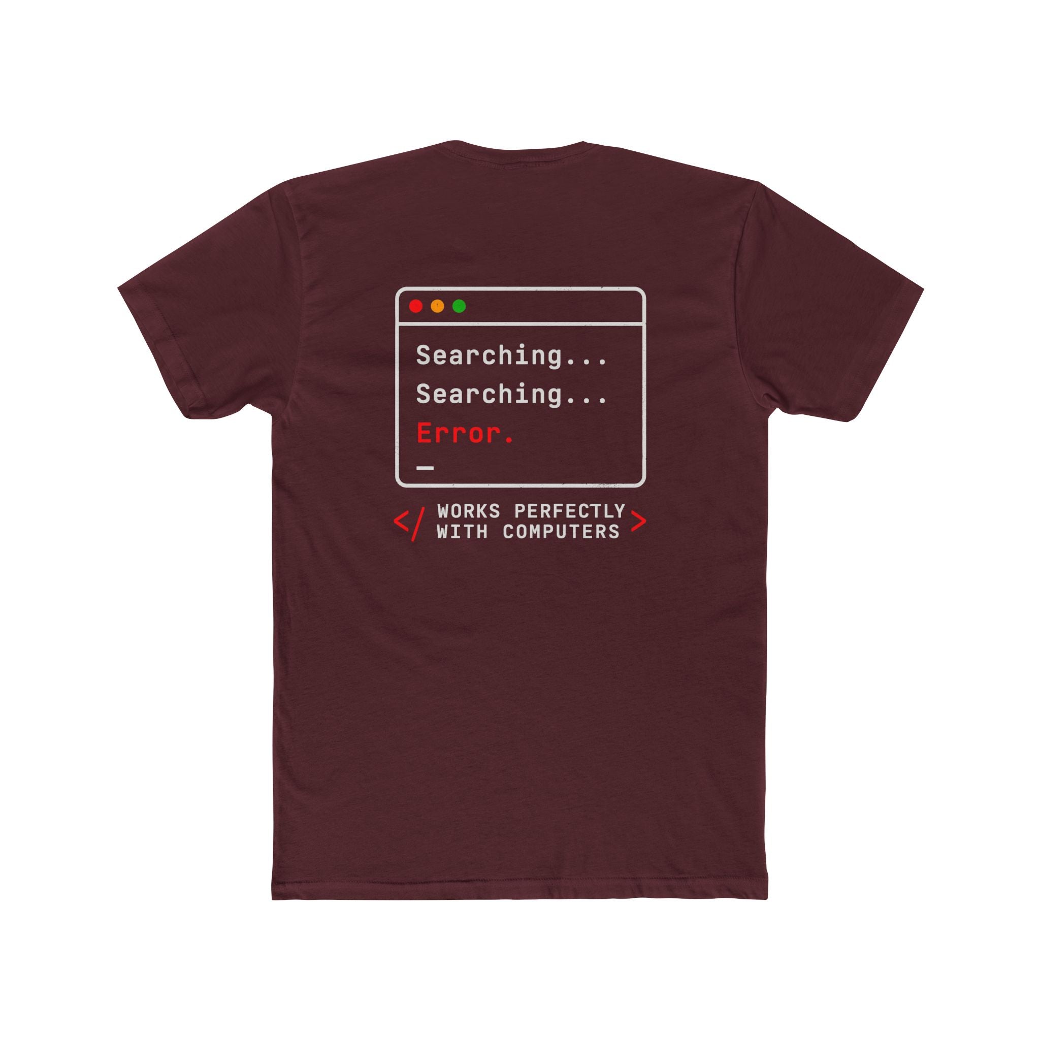 Social Skills Not Found T-Shirt — Funny Geeky Error Message Tee