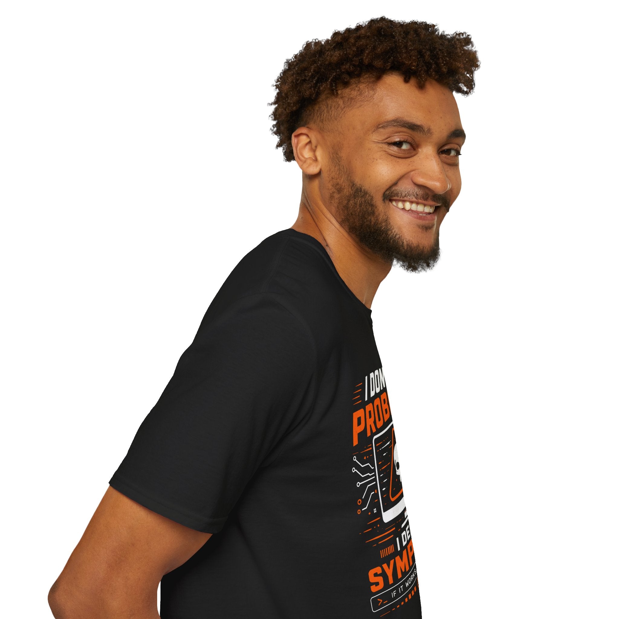 Problems Are The Symptoms T‑Shirt — Funny Diagnostic Graphic Tee