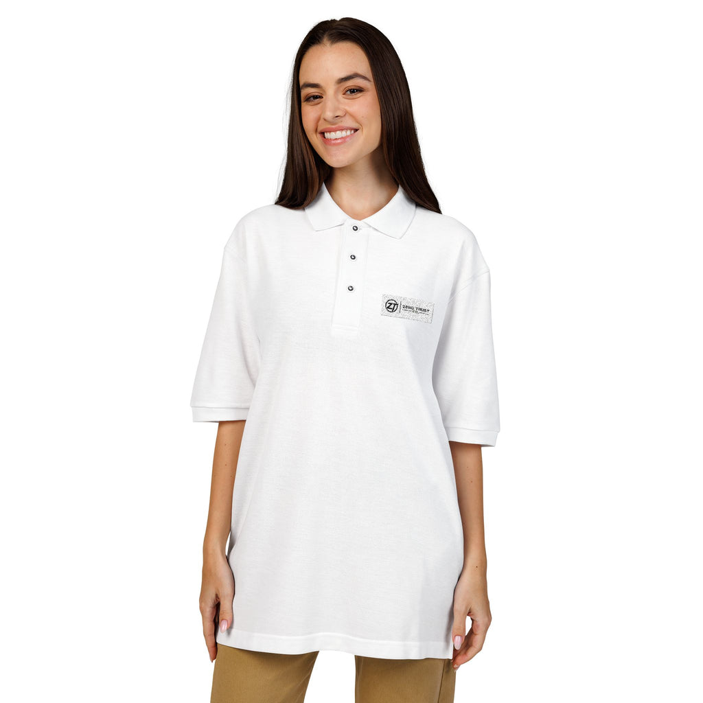 Embroidered Polo Shirt — Classic Chest Logo Workwear