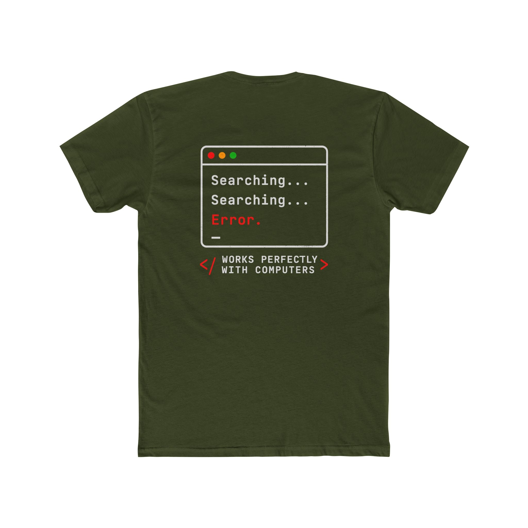 Social Skills Not Found T-Shirt — Funny Geeky Error Message Tee