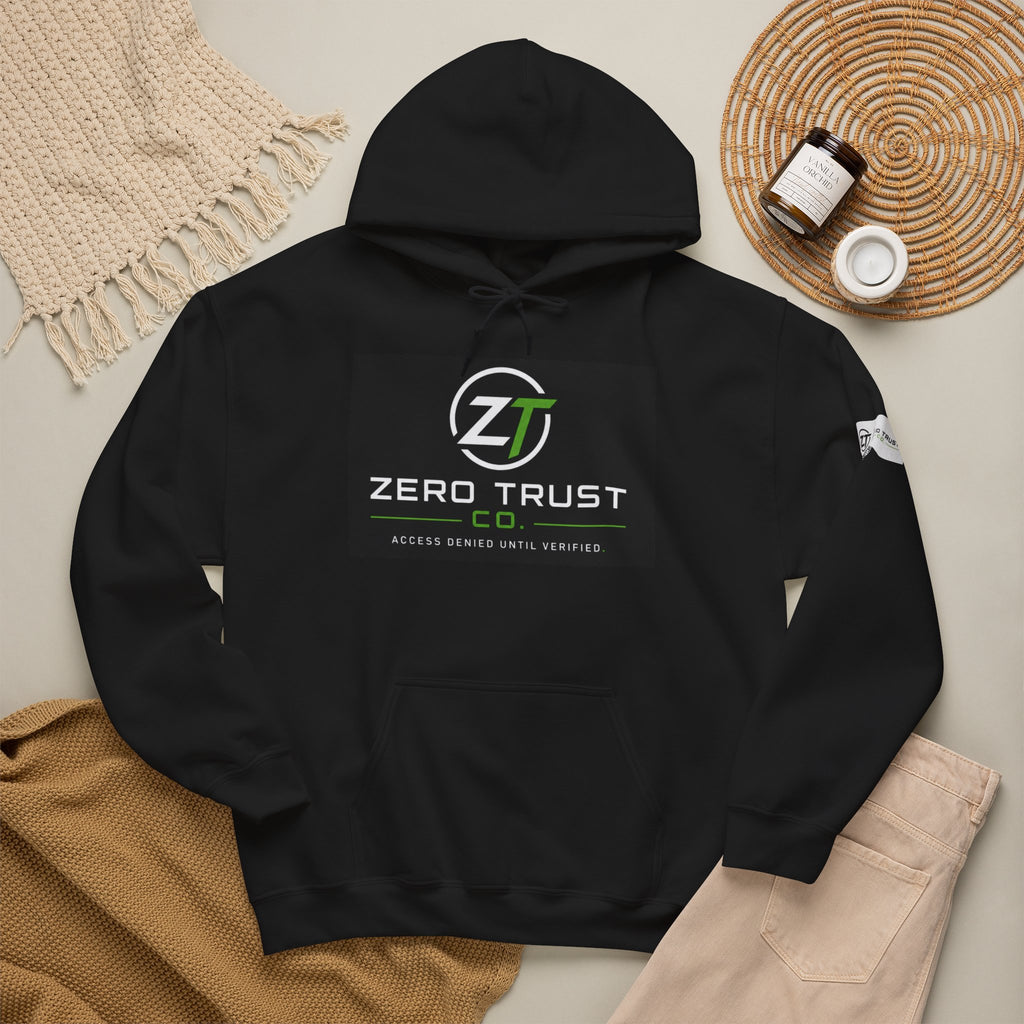 Zero Trust Co. Hoodie — Cybersecurity Logo Pullover