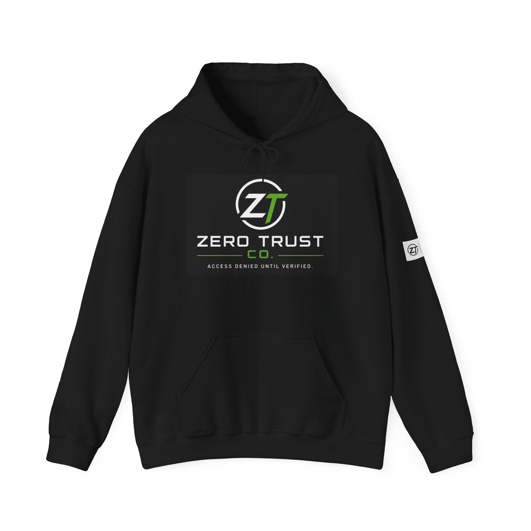 Zero Trust Co. Hoodie — Cybersecurity Logo Pullover